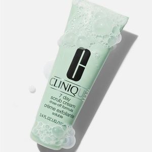 Clinique 7 day scrub cream, rinse off formula
